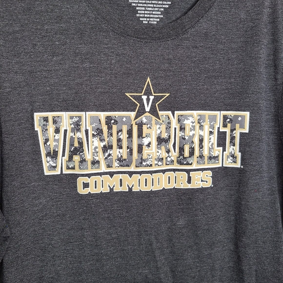 Vanderbilt Commodores Unisex Gray Tshirt Graphic Print Size XL - Picture 5 of 8